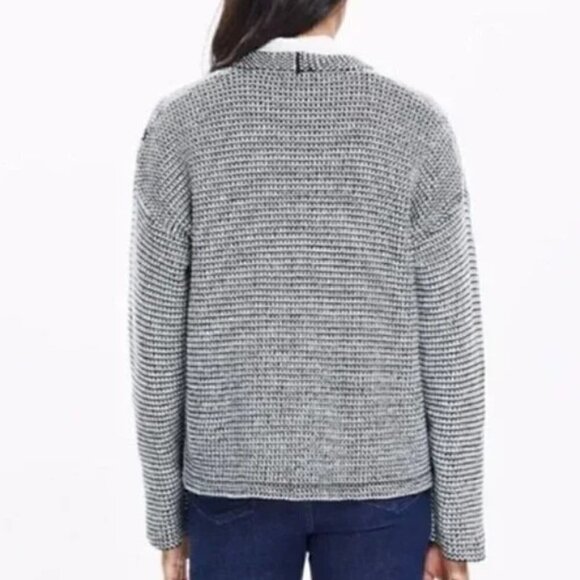 Madewell Black and White Knit Cocoon Cardigan Size XS - Picture 2 of 6